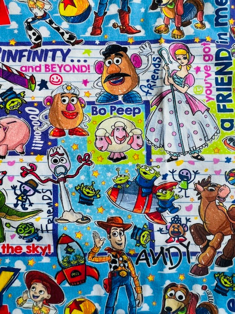 Toys Mashup Cotton Lycra Fabric