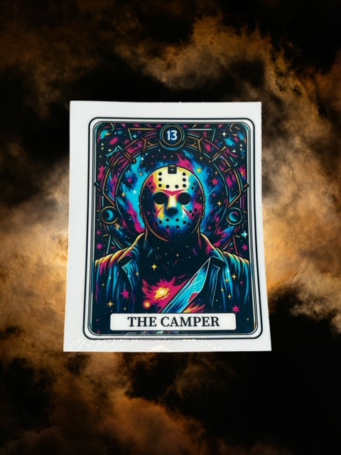 420. The Camper Jason Tarot Card Decal