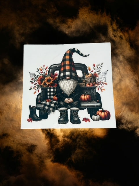 415. Fall Gnome Decal