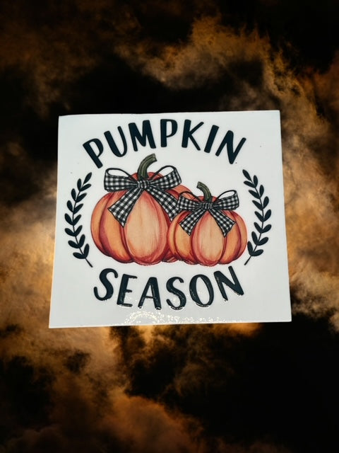 439. Pumpkin Season Decal