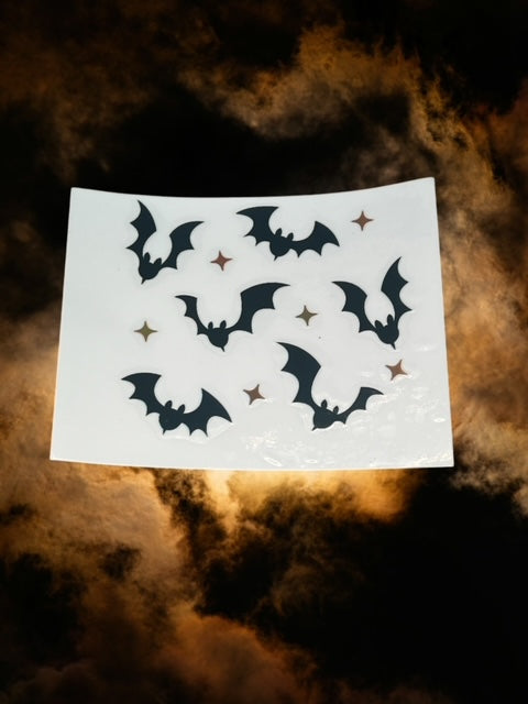 437. Holographic Bats Decal