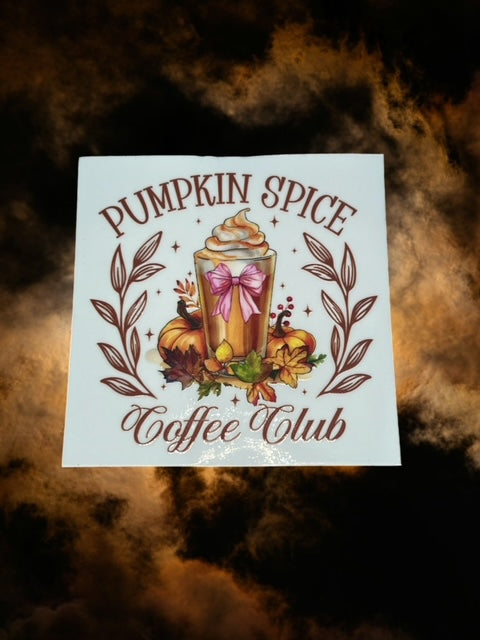 433. Pumpkin Spice Decal