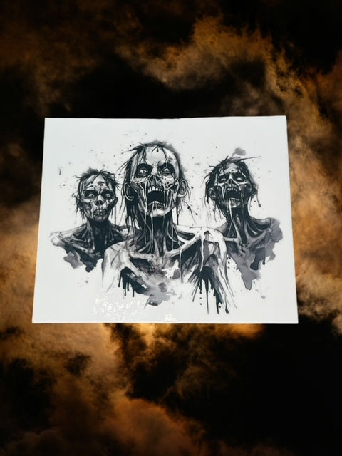 435. Three Zombie Decal