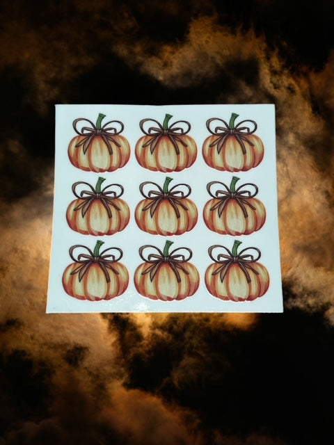 444. Pumpkin Embellishment Decal