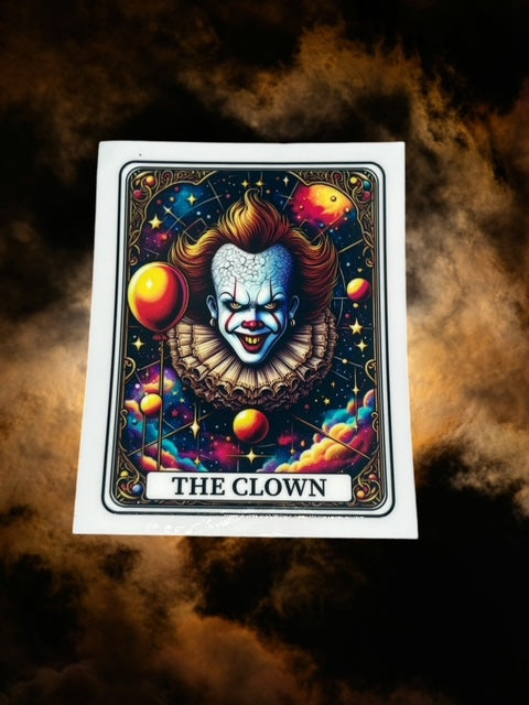 470. The Clown Tarot Card Decal