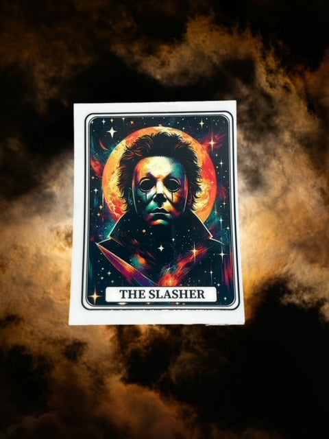 455. The Slasher Tarot Card Decal