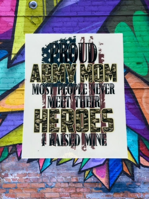 472. Army Mom Decal