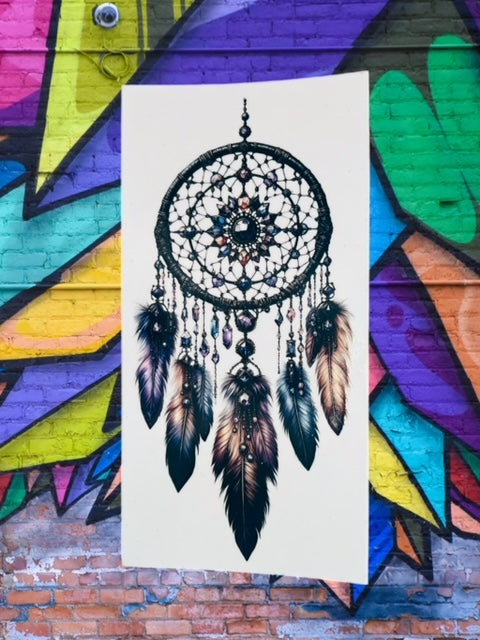 480. Dark Dream Catcher Decal