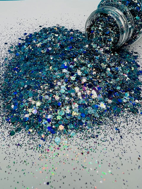 Nebula - Purple Mirror Color Shift Chunky Mixed Glitter 2-9