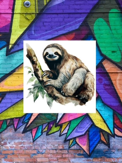 484. Sloth Decal