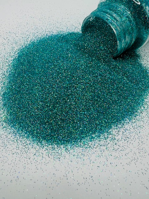 Rising Tides - Fine Turquoise Holographic Glitter 2-10