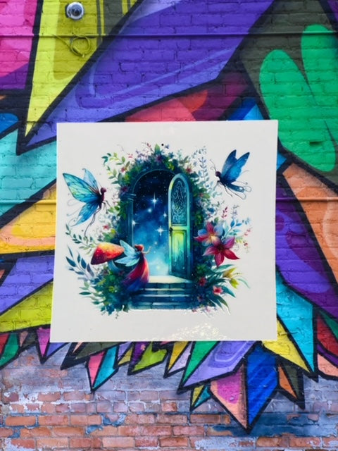 110. Fairy Door Decal