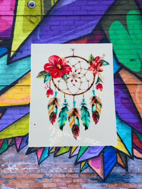 487. Boho Dreamcatcher Decal