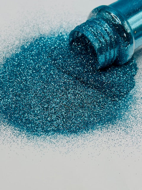 Aqua Aura - Fine Metallic Blue Glitter 1-5